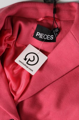 Γυναικείο παλτό Pieces, Μέγεθος XS, Χρώμα Ρόζ , Τιμή 25,29 €