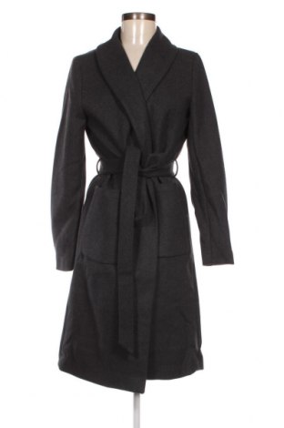 Γυναικείο παλτό Pieces, Μέγεθος M, Χρώμα Γκρί, Τιμή 33,15 €