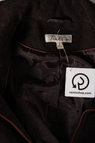 Дамско палто Tradition, Размер M, Цвят Кафяв, Цена 32,10 лв.