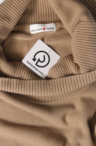 Γυναικείο πουλόβερ Helena Vera, Μέγεθος M, Χρώμα Καφέ, Τιμή 4,49 €