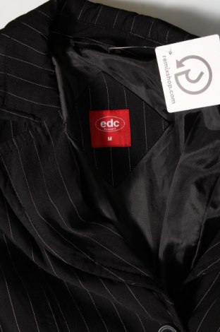 Γυναικείο σακάκι Edc By Esprit, Μέγεθος M, Χρώμα Μαύρο, Τιμή 3,99 €