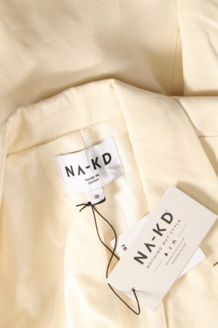 Γυναικείο σακάκι NA-KD, Μέγεθος M, Χρώμα  Μπέζ, Τιμή 18,62 €