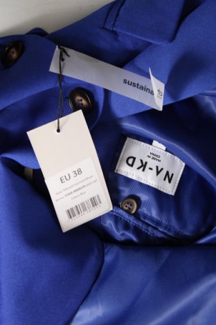 Γυναικείο σακάκι NA-KD, Μέγεθος M, Χρώμα Μπλέ, Τιμή 17,29 €
