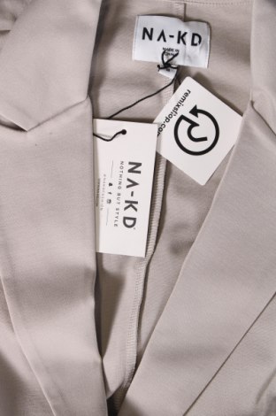 Γυναικείο σακάκι NA-KD, Μέγεθος M, Χρώμα Γκρί, Τιμή 14,63 €