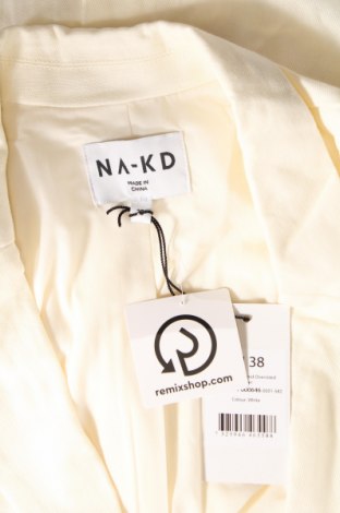 Дамско сако NA-KD, Размер M, Цвят Екрю, Цена 27,09 лв.
