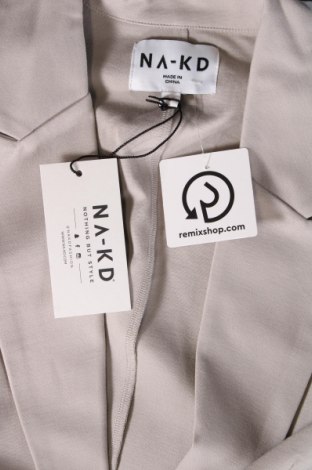 Γυναικείο σακάκι NA-KD, Μέγεθος L, Χρώμα Γκρί, Τιμή 11,97 €