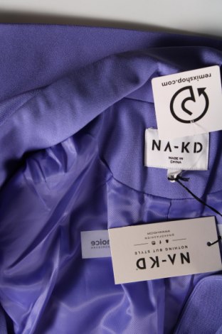 Γυναικείο σακάκι NA-KD, Μέγεθος XS, Χρώμα Βιολετί, Τιμή 26,60 €