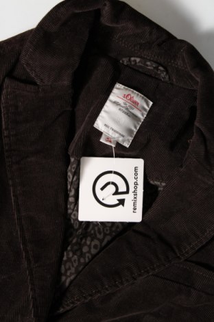 Γυναικείο σακάκι S.Oliver, Μέγεθος XS, Χρώμα Μαύρο, Τιμή 10,11 €