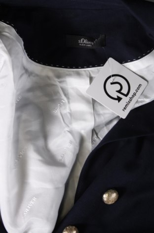 Γυναικείο σακάκι S.Oliver Black Label, Μέγεθος XL, Χρώμα Μπλέ, Τιμή 74,54 €