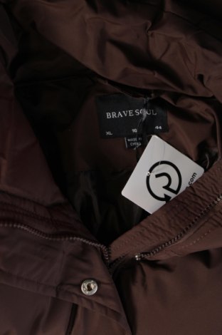 Γυναικείο μπουφάν Brave Soul, Μέγεθος XL, Χρώμα Καφέ, Τιμή 20,75 €