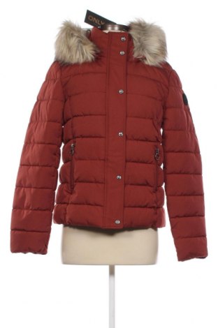 Γυναικείο μπουφάν ONLY, Μέγεθος M, Χρώμα Κόκκινο, Τιμή 34,66 €