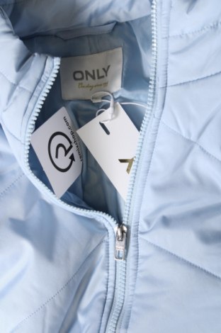 Γυναικείο μπουφάν ONLY, Μέγεθος M, Χρώμα Μπλέ, Τιμή 15,22 €