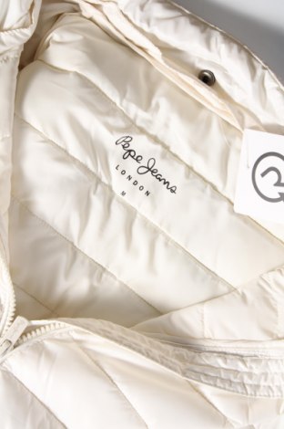 Γυναικείο μπουφάν Pepe Jeans, Μέγεθος M, Χρώμα Λευκό, Τιμή 51,34 €