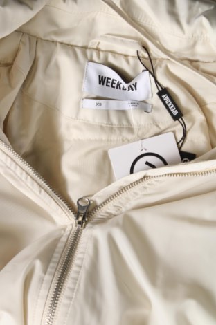 Γυναικείο μπουφάν Weekday, Μέγεθος XS, Χρώμα Εκρού, Τιμή 23,04 €