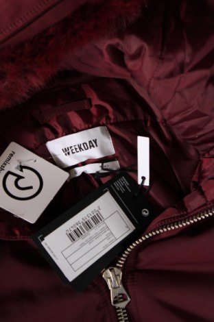 Γυναικείο μπουφάν Weekday, Μέγεθος L, Χρώμα Κόκκινο, Τιμή 15,85 €