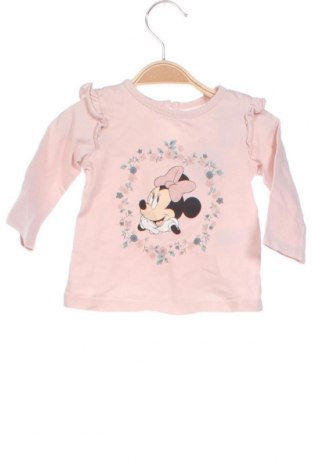 Детска блуза H&M, Размер 3-6m/ 62-68 см, Цвят Розов, Цена 7,08 лв.