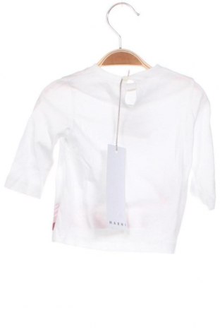 Детска блуза Marni, Размер 3-6m/ 62-68 см, Цвят Бял, Цена 57,25 лв.