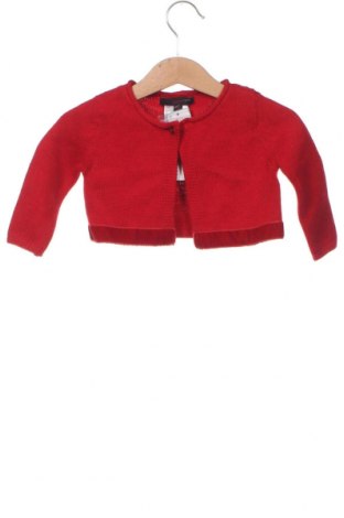 Pulover cu nasturi pentru copii Jacadi, Mărime 3-6m/ 62-68 cm, Culoare Roșu, Preț 19,97 Lei