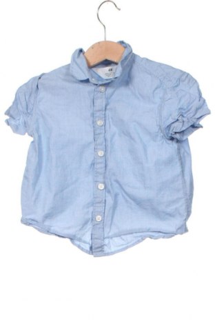 Kinderhemd H&M, Größe 18-24m/ 86-98 cm, Farbe Blau, Preis 3,60 €