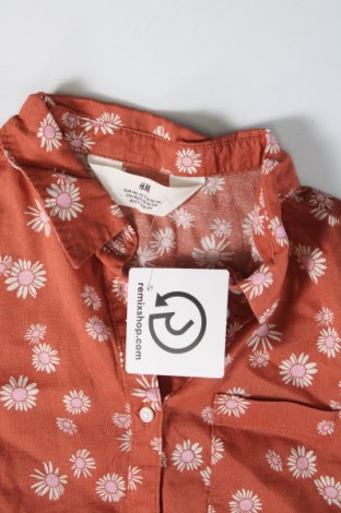 Детска риза H&M, Размер 9-10y/ 140-146 см, Цвят Кафяв, Цена 8,00 лв.