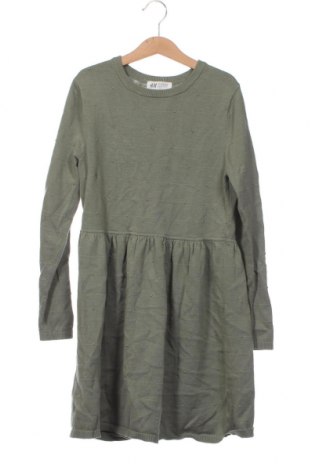 Детска рокля H&M, Размер 8-9y/ 134-140 см, Цвят Зелен, Цена 14,30 лв.