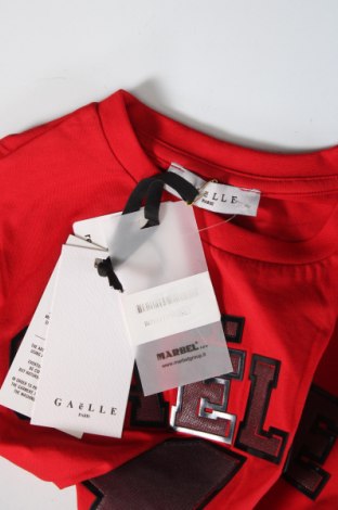 Детска тениска Gaelle Paris, Размер 13-14y/ 164-168 см, Цвят Червен, Цена 10,35 лв.