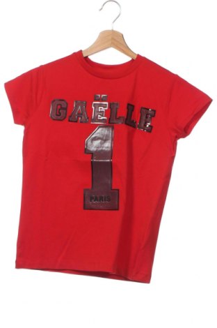 Детска тениска Gaelle Paris, Размер 13-14y/ 164-168 см, Цвят Червен, Цена 13,80 лв.