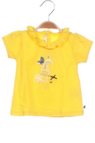 Dziecięcy T-shirt Minibanda, Rozmiar 6-9m/ 68-74 cm, Kolor Żółty, Cena 37,42 zł