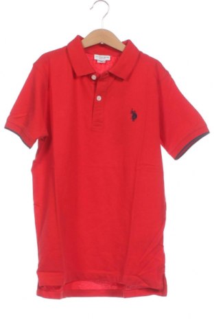 Детска тениска U.S. Polo Assn., Размер 11-12y/ 152-158 см, Цвят Червен, Цена 19,75 лв.
