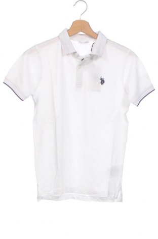 Kinder T-Shirt U.S. Polo Assn., Größe 11-12y/ 152-158 cm, Farbe Weiß, Preis 22,40 €
