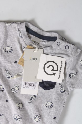 Dziecięcy T-shirt iDo By Miniconf, Rozmiar 2-3m/ 56-62 cm, Kolor Szary, Cena 77,30 zł