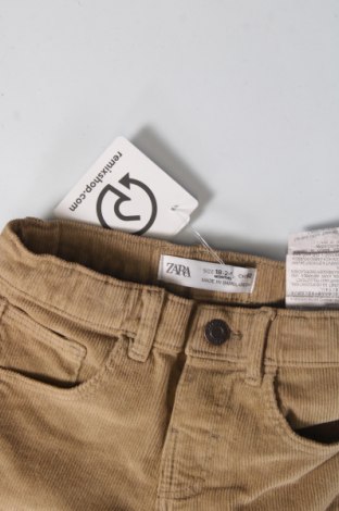 Детски джинси Zara, Размер 18-24m/ 86-98 см, Цвят Бежов, Цена 4,90 лв.