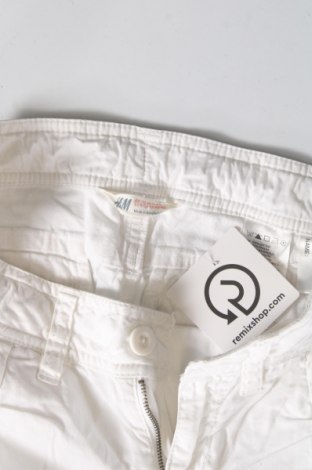 Detské krátke nohavice  H&M, Veľkosť 11-12y/ 152-158 cm, Farba Biela, Cena  2,45 €