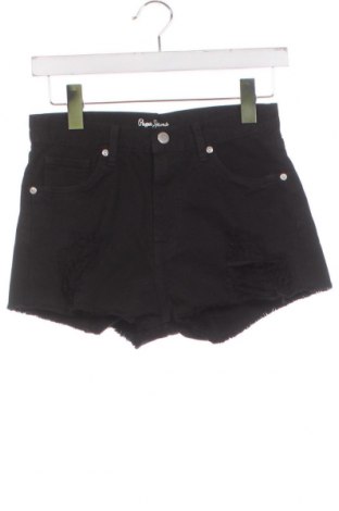 Детски къс панталон Pepe Jeans, Размер 7-8y/ 128-134 см, Цвят Черен, Цена 26,84 лв.