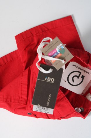 Παιδικό κοντό παντελόνι iDo By Miniconf, Μέγεθος 3-6m/ 62-68 εκ., Χρώμα Κόκκινο, Τιμή 5,03 €