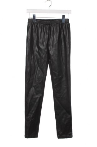 Παιδικό δερμάτινο παντελόνι Petit, Μέγεθος 13-14y/ 164-168 εκ., Χρώμα Μαύρο, Τιμή 14,23 €