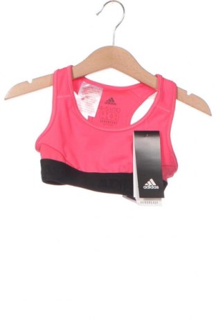 Μπλουζάκι αμάνικο παιδικό Adidas, Μέγεθος 3-4y/ 104-110 εκ., Χρώμα Ρόζ , Τιμή 6,06 €
