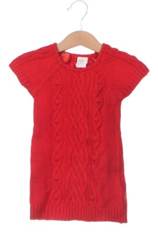 Детски пуловер H&M, Размер 3-6m/ 62-68 см, Цвят Червен, Цена 3,06 лв.