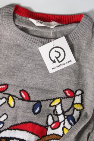 Детски пуловер H&M, Размер 11-12y/ 152-158 см, Цвят Сив, Цена 10,44 лв.