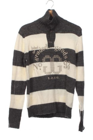 Детски пуловер H&M L.O.G.G., Размер 15-18y/ 170-176 см, Цвят Сив, Цена 7,00 лв.