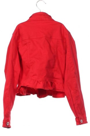 Детско дънково яке, Размер 10-11y/ 146-152 см, Цвят Червен, Цена 17,28 лв.