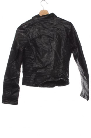 Dětská kožená bunda  H&M, Velikost 14-15y/ 168-170 cm, Barva Černá, Cena  829,00 Kč