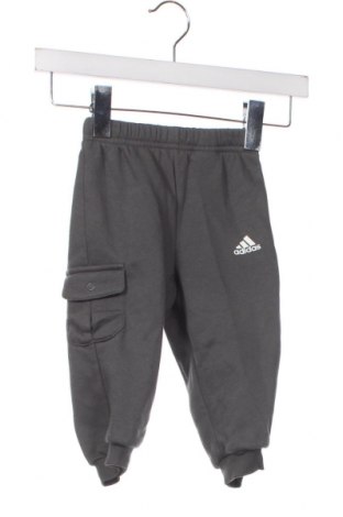 Dziecięce spodnie sportowe Adidas, Rozmiar 9-12m/ 74-80 cm, Kolor Szary, Cena 99,64 zł