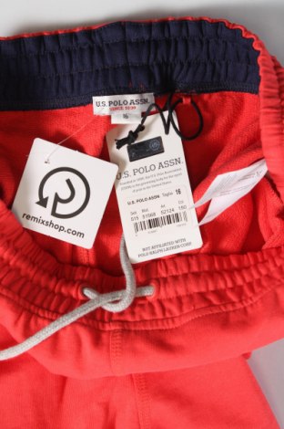 Pantaloni de trening, pentru copii U.S. Polo Assn., Mărime 15-18y/ 170-176 cm, Culoare Roșu, Preț 93,95 Lei