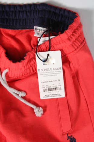 Kinder Sporthose U.S. Polo Assn., Größe 10-11y/ 146-152 cm, Farbe Rot, Preis 61,34 €