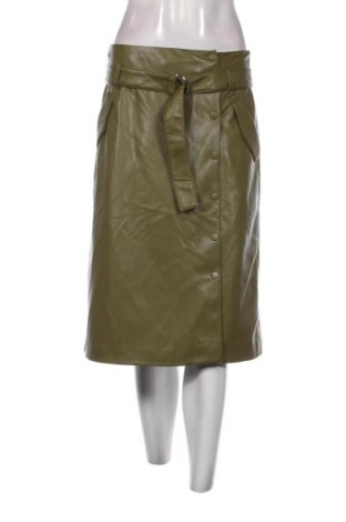Δερμάτινη φούστα Comma,, Μέγεθος M, Χρώμα Πράσινο, Τιμή 24,73 €