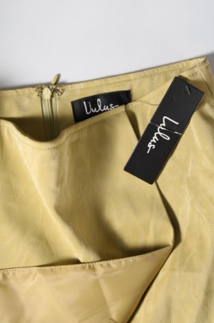 Kožená sukně  Lulus, Velikost S, Barva Žlutá, Cena  55,00 Kč