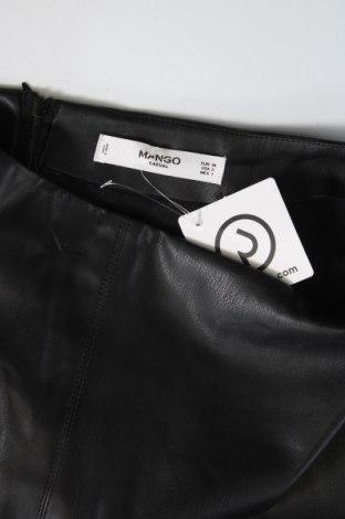Δερμάτινη φούστα Mango, Μέγεθος XS, Χρώμα Μαύρο, Τιμή 14,85 €