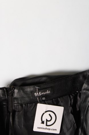 Δερμάτινη φούστα Ms Mode, Μέγεθος XXL, Χρώμα Μαύρο, Τιμή 14,84 €