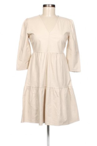 Δερμάτινο φόρεμα Rinascimento, Μέγεθος S, Χρώμα  Μπέζ, Τιμή 36,08 €